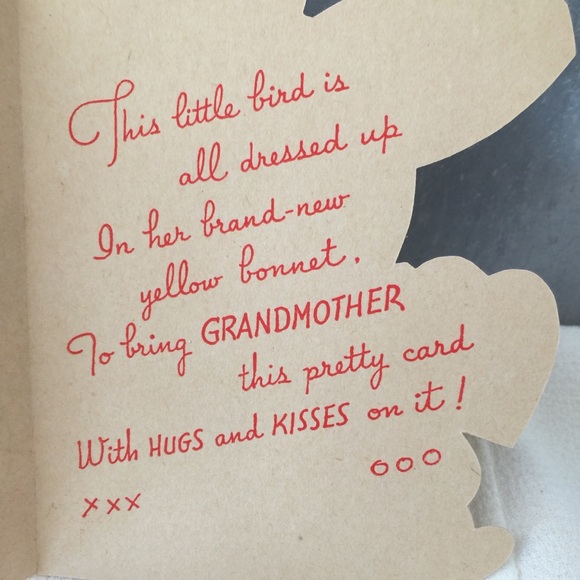 To Grandmother VTG Love Note - Picture 4 of 6